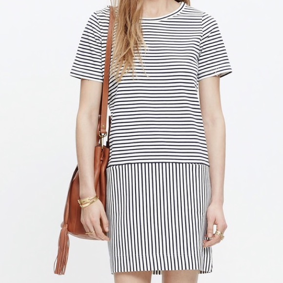 Madewell Dresses & Skirts - Madewell Striped Shift Shirt Dress